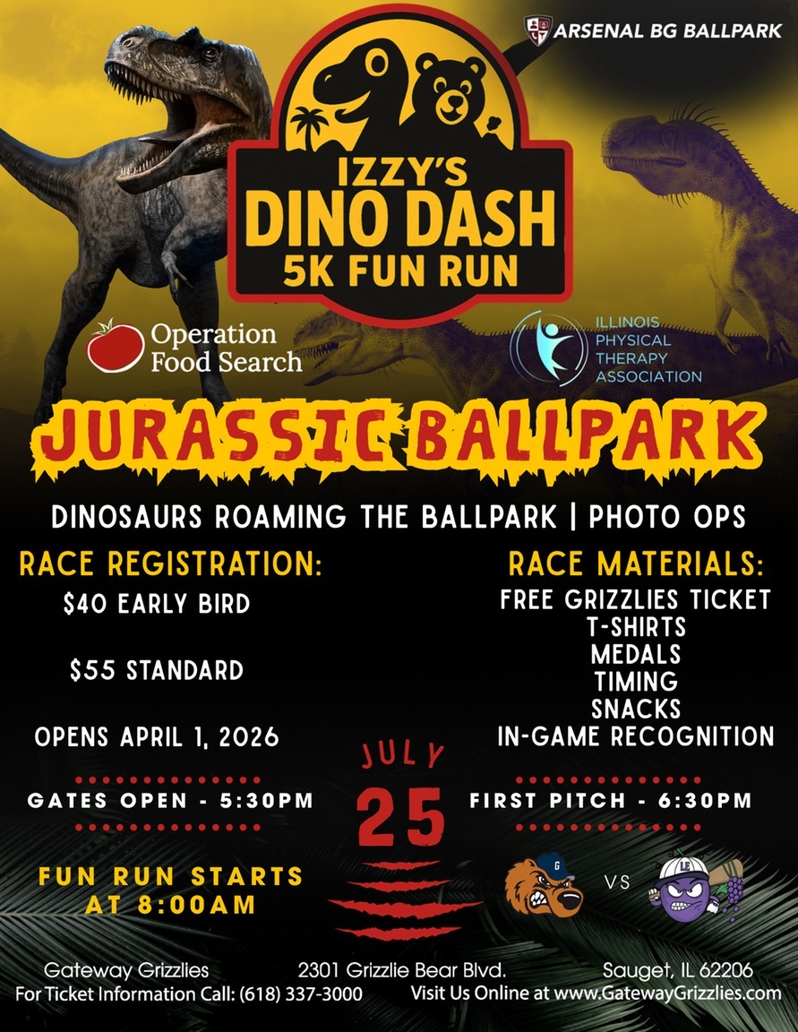 IZZYS 5K FUN RUN - DINO DASH